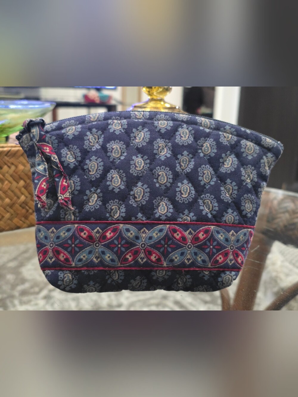 Vera Bradley Vintage Cosmetics Pouch